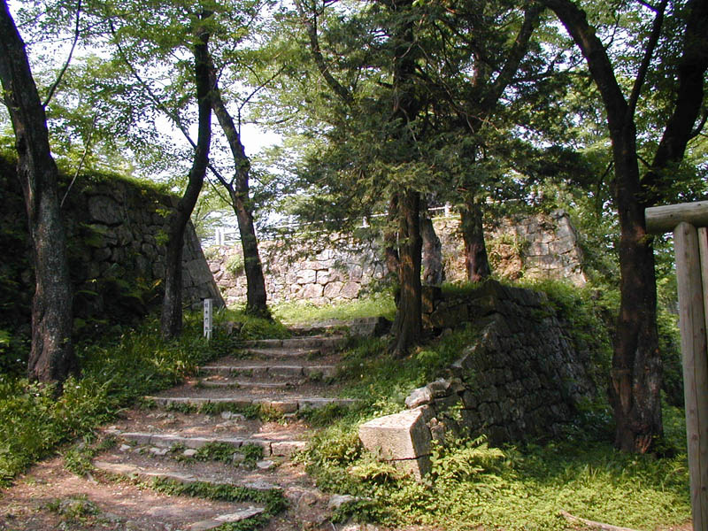 村上城・冠木門跡の写真