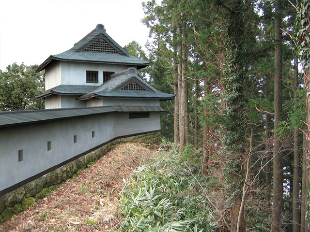 村上城・玉櫓の復元3DCG合成写真