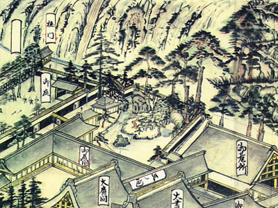 「村上城城門絵図」にも描かれた竪堀らしき溝